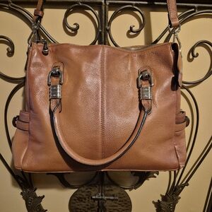 S-Zone Cowhide 2 Way Leather Bag